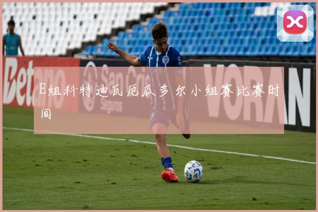 E组科特迪瓦厄瓜多尔小组赛比赛时间